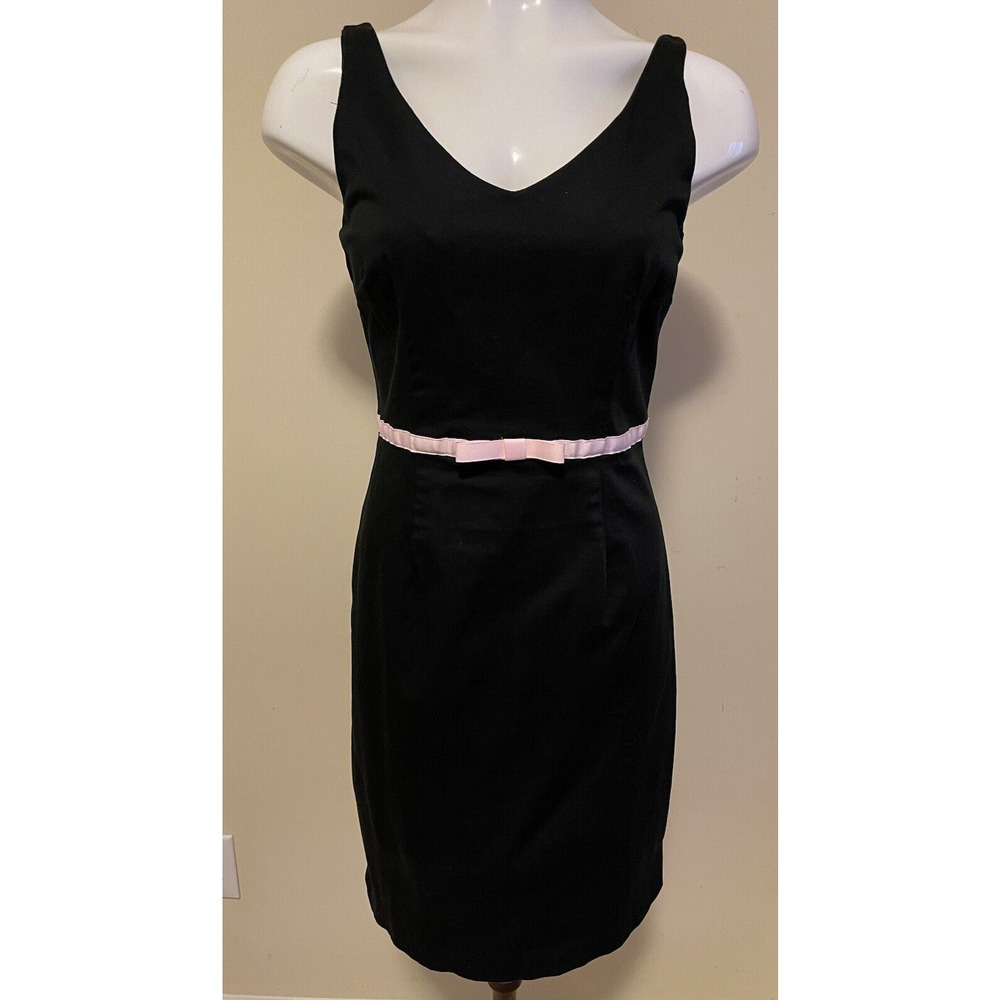 Faith Love & Passion Black Pink Sleeveless Knee-Length Dress Size 7 USA